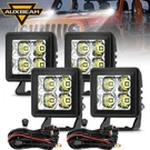 Auxbeam 4PCS 2" Square Led Work Lights White Spot Driving Fog For Jeep Atv Boat. Fixed Price $99.99.