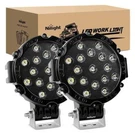 Nilight 7 Inch 51W Round Black Case Spot Led Work (pair). Fixed Price $47.99.