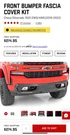 Front Bumper Fascia Cover Kit Chevy Silverado 1500 2WD/4WD (2019-2022). Fixed Price $200.00.
