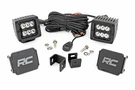 Rough Country Led Light Ditch Mount 2" Black Pair Spot For Toyota Tundra 2022. Fixed Price $84.95.