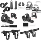 Mount Bracket Clamp Holder Led Whip Light Bar Hood Side Rotating Pro-fit Round. Fixed Price $8.99.