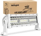 Nilight Marine Led Bar Navigation Lights 13.5 Inch White Spot Flood Combo. Fixed Price $35.99.