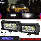 2PCS 7"INCH Led Work Light Bar Flood Spot Offroad Fog Lamp For 4WD Atv Suv Truck. Fixed Price $16.65.
