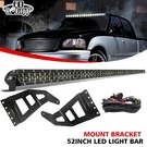 Fit 97-03 Ford F150 52'' Led Driving Light Bar Combo Roof Mount Bracket Kit+wire. Fixed Price $113.04.
