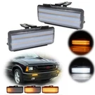 For 1994-97 Chevy S10 Blazer Gmc Sonoma Clear Lens Switchback Led Signal Lights. Fixed Price $64.99.