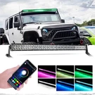 Auxbeam 42 Inch V-pro Series Straight Rgbw Color Changing Off Road Led Light Bar. Fixed Price $218.93.