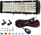 9" Led Spot Light Quad Five Row Bar With Harness Wiring Kit! Brand New!. Fixed Price $18.77.