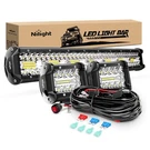 Nilight 20INCH 420W Triple Row Spot Flood Combo Led Bar Work Driving La.... Fixed Price $70.59.