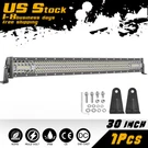 30 Inch Quad-row Led Work Light Bar Combo Offroad Driving Lamp Truck Atv 32/34". Fixed Price $54.98.