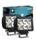 Nilight Pod Lights 2 Pcs 3.3 Inch 6LED Spot Flood Combo Beam Square Offroad. Fixed Price $39.95.