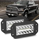 2PCS 6 Inch Flush Mount Led Light Pods, 78W Triple Row Spot Flood Work. Fixed Price $34.98.