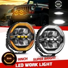 Pair 9INCH Round Led Driving Lights Spotlight Drl Offroad For Jeep Wrangler 9". Fixed Price $248.59.