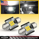 2PCS White 31MM 1.25" DE3175 Festoon Led Map Door Dome License Plate Light Bulbs. Fixed Price $10.06.