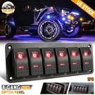 Colight 6GANG Rocker Switch Panel Lights Control For 09-18 Jeep Wrangler Jk. Fixed Price $32.88.