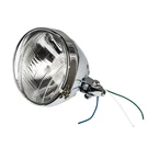360 Twin Harley Davidson Panhead Knuckehead Headlight Ribbed Chrome 67701-35. Fixed Price $80.99.