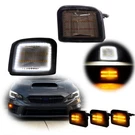Smoked Switchback Amber Led Drl Front Signal Lights For Subaru 2015-2021 Wrx/sti. Fixed Price $49.99.