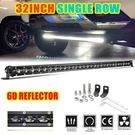 Led Work Light Bar 32INCH Slim Single Row Spot Flood Offroad Driving Atv 4WD Suv. Fixed Price $55.14.
