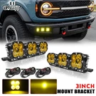 2021 2022 23 24 Ford Bronco Led Amber Laser Fog Light +bumper Mount Bracket. Fixed Price $298.99.
