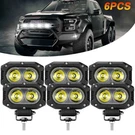 6X 4" Led Work Light Bar Spot Lamp Offroad 4X4 Truck Super Bright White 6000K. Fixed Price $117.99.