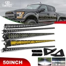 Fit 2004-2018 Ford F150 Roof 52 Inch Curved Led Light Bar Mounting Brackets Kit. Fixed Price $168.77.