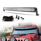 Auxbeam 50" 300W Curved Led Light Bar White Combo For Jeep Offroad Truck Boat. Fixed Price $155.99.