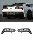For 14-19 Corvette C7 Sequential Signal C8 Style Led Clear Lens Rear Taillight. Fixed Price $459.98.