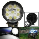 (1) 27W High Power Round Led Work Light Lamp For Suv 4X4 Truck Tractor Boat. Fixed Price $18.09.