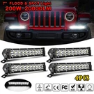 4X 7" Inch Led Work Light Spot Bar 20000LM Fog Off-road Truck Car Atv Suv Boat. Fixed Price $48.24.