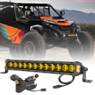 For 2017+ Can-am Maverick X3 12" Single Row Led Light Bar Combo Plug Play Wire. Fixed Price $58.99.
