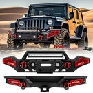 Front Rear Bumper Fits 2018-2025 Jeep Wrangler Jlu W/ Led Lights & D-rings. Fixed Price $269.95.
