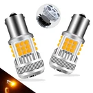 1156 Led Bulbs Amber Super Bright 4000LM Turn Signal Light Built In Resistor .... Fixed Price $36.49.