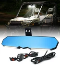Xprite 13" Utv Rear View Center Mirror W/ Led Light For 2020+ Polaris Rzr Pro. Fixed Price $45.99.