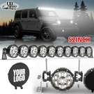 Colight 5" 52" Led Round Driving 10 Xl Linkable Roof Bar Pro For 4X4 Suv. Fixed Price $1041.59.