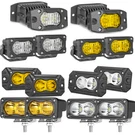 2X 3INCH Led Cube Pods Work Lights Bar Spot Fog Lamps For Jeep Driving Offroad. Fixed Price $33.99.