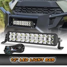 For Polaris Ranger Xp 1000/1000 Crew 12" Led Light Bar Single Row+ Rocker Switch. Fixed Price $67.99.