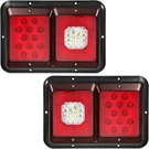 Partsam 2PCS Double Led Trailer Tail Lights With Horizontal Mount Dual Red Usa. Fixed Price $67.98.