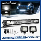 For Lower Bumper 20INCH Led Driving Light BAR+2X4'' Pods Spot Flood Combo Beam. Fixed Price $43.54.