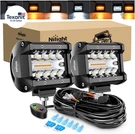 2PCS 4INCH 60W Led Pods Spot Flood Amber White Light Bar Strobe Modes Memory. Fixed Price $69.95.