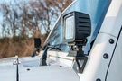 Rough Country 6004 Lower Windshield Light Mounts Black For Jeep Wrangler Jk. Fixed Price $38.10.