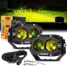 Auxbeam 4IN 60W Amber Fog Lights, Led Pods Super Bright Spot Offro.... Fixed Price $163.78.