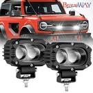 2X 4INCH Led Work Lights Bar Spot Pods Fog Lamp Offroad Driving Truck Utv Suv 4". Fixed Price $38.59.