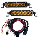 Rigid Industries Sr Amber 6" Sae Fog Lights Led Bars Pair 906704 + Wire Harness. Fixed Price $549.99.