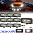 10PCS 7'' Led Work Light Bar Spot Flood Beam Fog Lamp Driving 4WD Suv Atv Truck. Fixed Price $62.99.