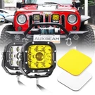 Auxbeam 5" Inch Led Work Light Bar Driving Fog Lamp Spot Pods Drl & Amber Cover. Fixed Price $152.99.