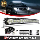 Led Light Bar 52" 3800W Curved Truck Driving Lamp Spot Flood Offroad For Jeep 50. Fixed Price $133.89.