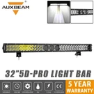 Auxbeam 32"INCH 320W Dual Row Led Light Bar 5D-PRO For Offroad Truck 4WD Suv Atv. Fixed Price $186.99.
