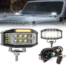 2X Weisen 3.5'' Led Work Light Bar Spot Pods Ditch Fog Lamp Amber Drl & Strobe. Fixed Price $79.97.