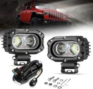 Auxbeam 4 Inch Led Pod, Square White Flood Light,. Fixed Price $142.98.