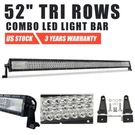 Roof 52'' Inch Led Light Bar Spot Flood Combo Driving Offroad For Jeep Truck Suv. Fixed Price $67.99.
