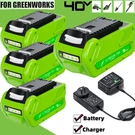 For Greenworks 40V G-max 8.0AH Battery Lithium 29472 29462 29252 20202 / Charger. Fixed Price $45.98.